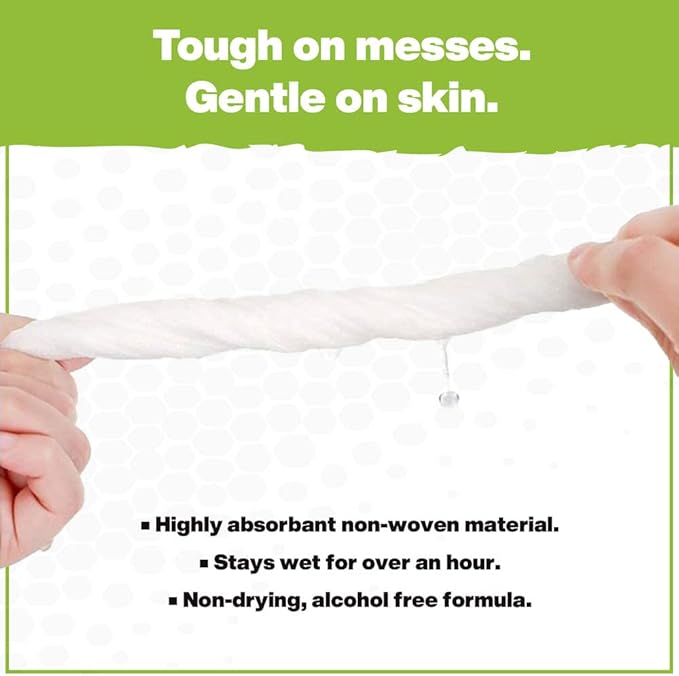 Crocodile Cloth Outdoor Cleaning Wipes, Plant-Based Multi-Surface Wipes, Pre-Moistened, Aloe & Vitamin E, Safe on Skin, 640 Count (8 Packs of 80), 15 x 10 Inch
