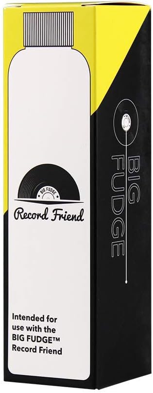 Big Fudge Vinyl Record Cleaning Solution - 150ml (5.1oz) Refill Bottle for Use Record Friend | Keep Your Collection Sounding Fresh As Ever!