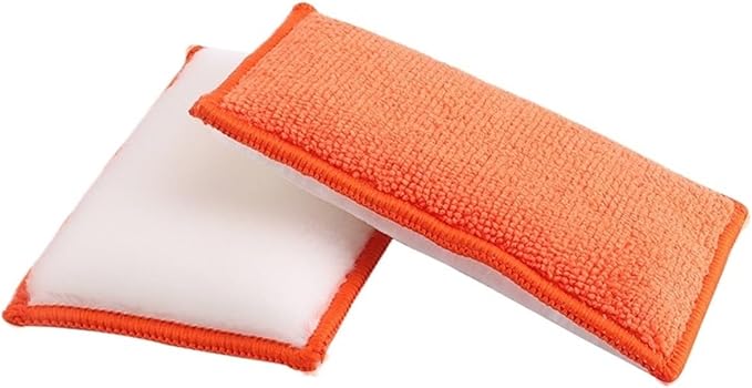 Compatible for Car Interior Scrubbing Washing Sponge Microfiber Wax Applicator Different Sides Hand Waxing Pads
