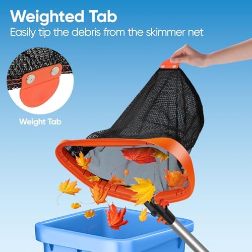 Pool cleanning kit, 15FT Pool Pole with net and Brush