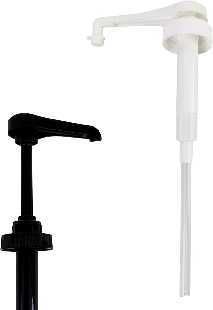 eBun White Gallon Pump Dispenser 1 Pack and eBun Black Gallon Pump Dispenser 1 Pack Bundle