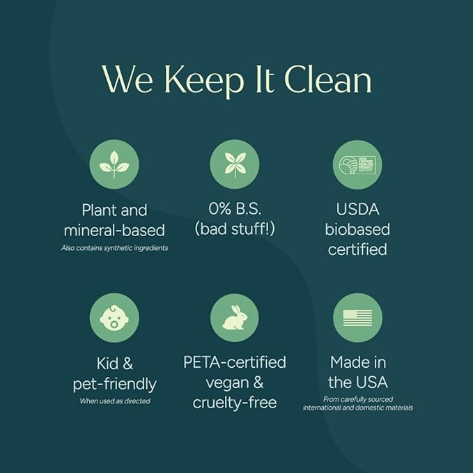 Puracy All Purpose Cleaner Concentrate – Plant-Powered Multi-Surface Cleaner - Surface Cleaner Solution As Seen on TikTok (Organic Lemongrass, 16 fl oz, 1 Pack)