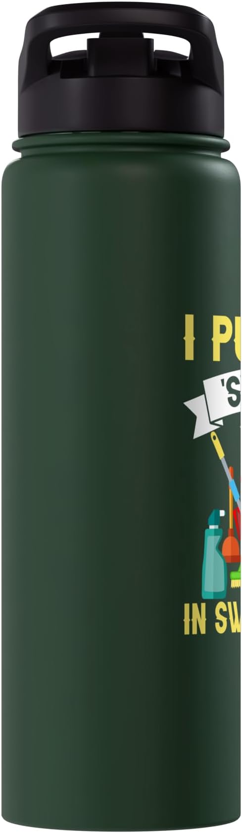I put the Sweep in Sweepstakes Cleaning Stainless Steel Insulated Water Bottle
