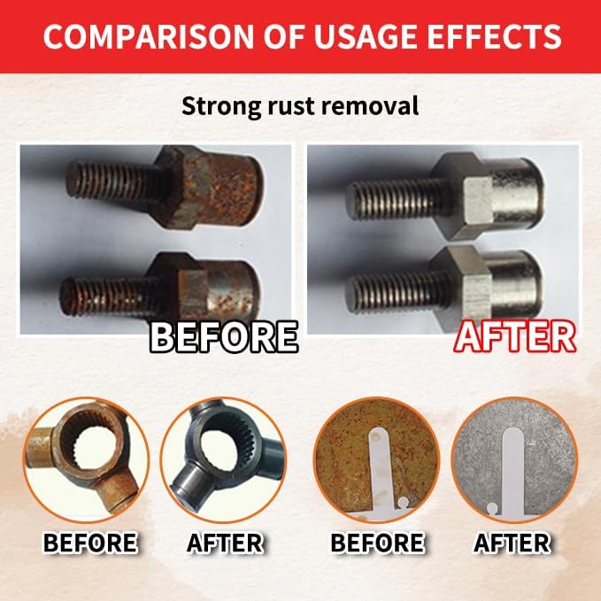 Stainless Steel Rust Stain Remover & Cleaner 2.2LB - Quickly Cleans Stainless Steel Appliances, Furniture, Commercial Equipment, Grills, Sinks, and Tools | Powerful & Safe Metal Rust Remover