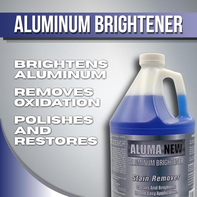 Quality Chemical Alumanew & Pressure Sprayer (2 Liter Pressure Sprayer, Alumanew (128 Fl oz) & Pressure Sprayer)