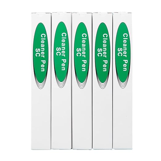 Fiber Cleaner,5PCS Fiber Optic Cleaner Pen for 2.5mm Ferrules SC,FC,ST,SC/APC and FC/APC,800+ Clean Times