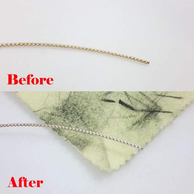 10 Sunshine Silver Polishing Cloth for Sterling Silver, Gold, Brass and Copper Jewelry Polishing Cloth