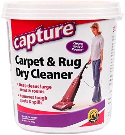 Capture Carpet & Rug Dry Cleaner (2.5lb) & Capture Spot and Stain Remover (32 oz), Couch, Sofa Cleaner and Stain Remover - Bundle