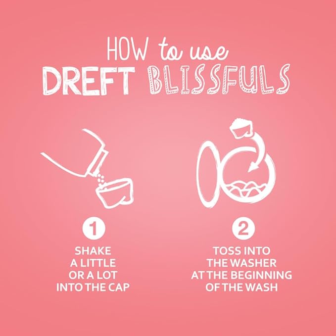 Dreft Newborn Baby Laundry Starter Kit: Newborn Laundry Detergent, Laundry Scent Booster Beads, and Gentle Cleansing Fabric Rinse, Hypoallergenic, Dermatologist Tested on Sensitive Skin