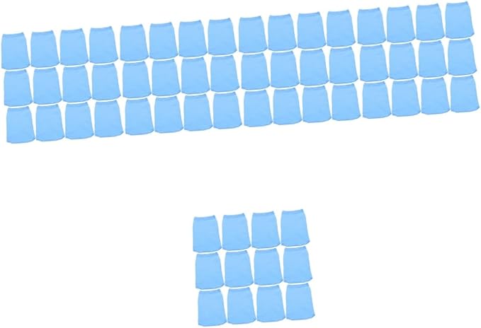 GALPADA 125pcs Pool Skimmer Socks Fine Mesh Cleaning Bags for Swimming Pool Debris Capture