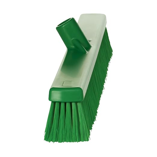 Vikan 24 in Sweep Face Broom Head, Soft, Synthetic, Green 31992-1 Each