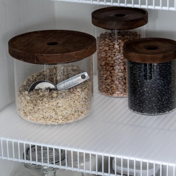 Duck Brand Clear Classic EasyLiner Shelf Liner, Non-Adhesive, Clear, 12 Inches x 20 Feet, 2 Rolls