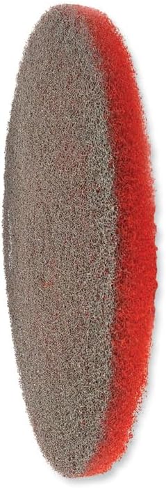 EZ Care Heavy Duty Scrub Pad 20 Diameter Red/Gray 5/Carton