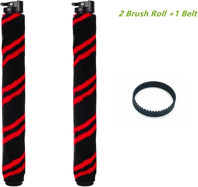 Cherimo Replacement Brush Roller for Shark Stratos DuoClean PowerFins Upright Vacuum,Compatible with Models AZ3002,AZ3000,AZ3000W (2 Brush Roll +1 Belt)