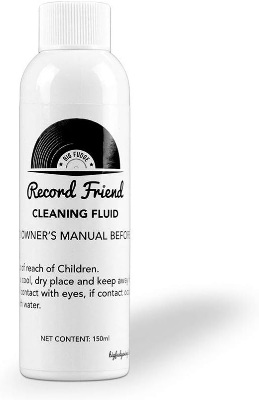 Big Fudge Vinyl Record Cleaning Solution - 150ml (5.1oz) Refill Bottle for Use Record Friend | Keep Your Collection Sounding Fresh As Ever!