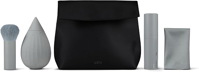 Urth 4-in-1 Glass Cleaning Kit — with Optical Coated Lens Spray, Camera Air Blower, Dust Brush, Microfiber Cloth for DSLRs, Lenses, Laptops, Glasses