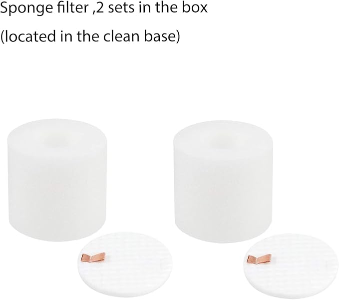 Accessories Replacement Part Kit for Shark Power Detect/Detect Pro AV2800ZE AV2810YS RV2820YE AV/RV2820ZE 2 Main Brush Roll, 5 HEPA Filters, 8 Side Brush, 2 Self-Clean Base