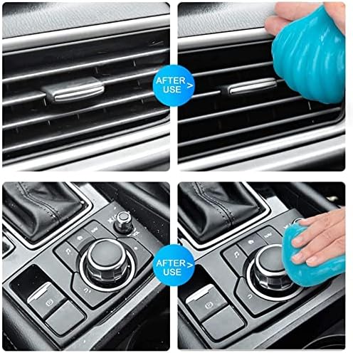 4-in-1 Vacuum Cleaner Portable Cordless Keyboard Cleaner and Universal Dust Cleaning Gel for PC, Tablet, Phone, MacBook, Earbud, Car