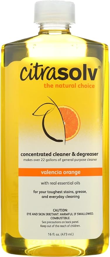 Citrasolv Natural Cleaner And Degreaser Concentrate - Valencia Orange - 16 Oz