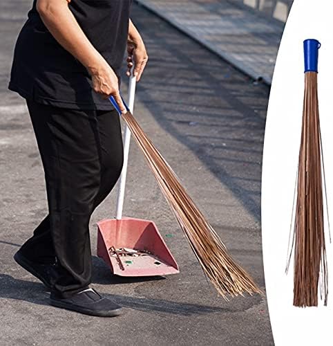32 inch Multi-Surface Sturdy Outdoor Authentic Coconut Leaf Broom - Asian Heavy Duty - Traditional