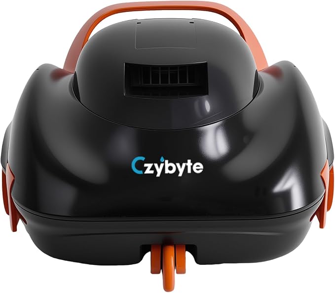 Robotic Pool Cleaner, Cordless Pool Vacuum with 18.5 GPM Powerful Suction,120-Min Runtime, Self-Parking, Pool Vacuum for Above-Ground & Flat Pools to 860 sq.ft,Light Orange