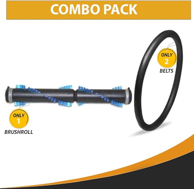 Replacement for Sanitaire SC679K Tradition Upright Commercial Bagged Vacuum Brushroll with 2 Belts