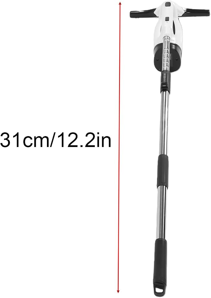 Window Vacuum Cleaner, Cordless 2.0KPA Suction Multifunctional Glass Cleaner with Spray and Auto Dirty Water Collection for Home and Car Black