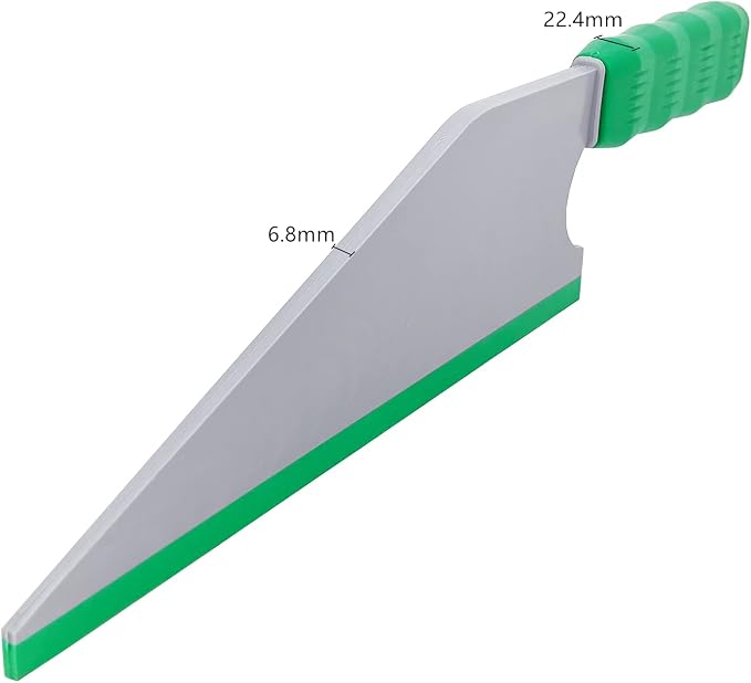CARTINTS 15inch Long Bulldozer Squeegee Window Tint Squeegee with 10inch Rubber Blade, for Large Areas/Narrow Corners, Cleaning Windshield, Window, Mirrors