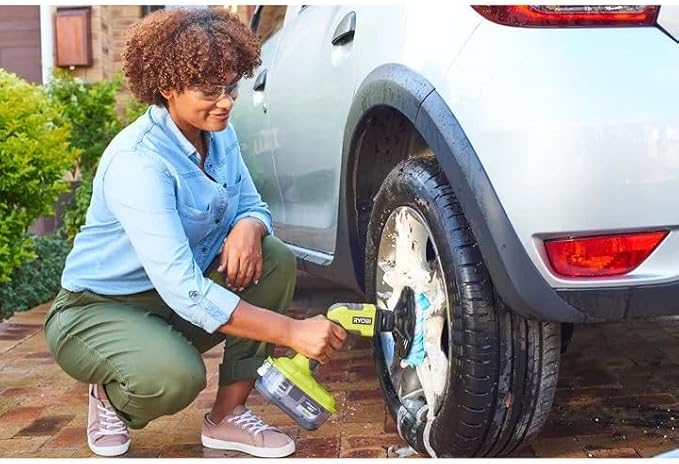 RYOBI ONEAND 18V Cordless Vortex Power Scrubber Tool ONLY P4510 | Battery and Charger Sold Separately