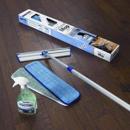 Shaw Floors Vibrant Micro Fiber Mop Hardwood and Laminate Cleaning Kit w/ Cleaner + Pads 1 Wet/1 Dry