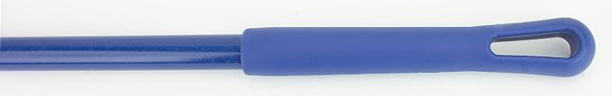 SPARTA 41082EC14 Plastic Color Coded Broom, Flagged Bristles, Long Broom With Angled Head For Large Debris, 56 Inches, Blue, (Pack of 12)
