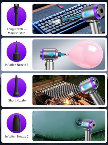 V8 Plus Car Vacuum Cleaner with 5 Replacement HEPA Filters
