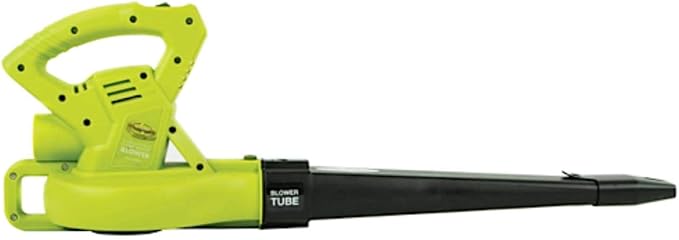 Sun Joe SBJ601E 120V 2-Speed Electric All-Purpose Blower with 100A Motor, 215 MPH Air Speed, and 240 CFM Airflow, Includes Concentrator Nozzle | 215 MPH Air Speed, and 240 CFM Airflow, Includes Concentrator Nozzle
