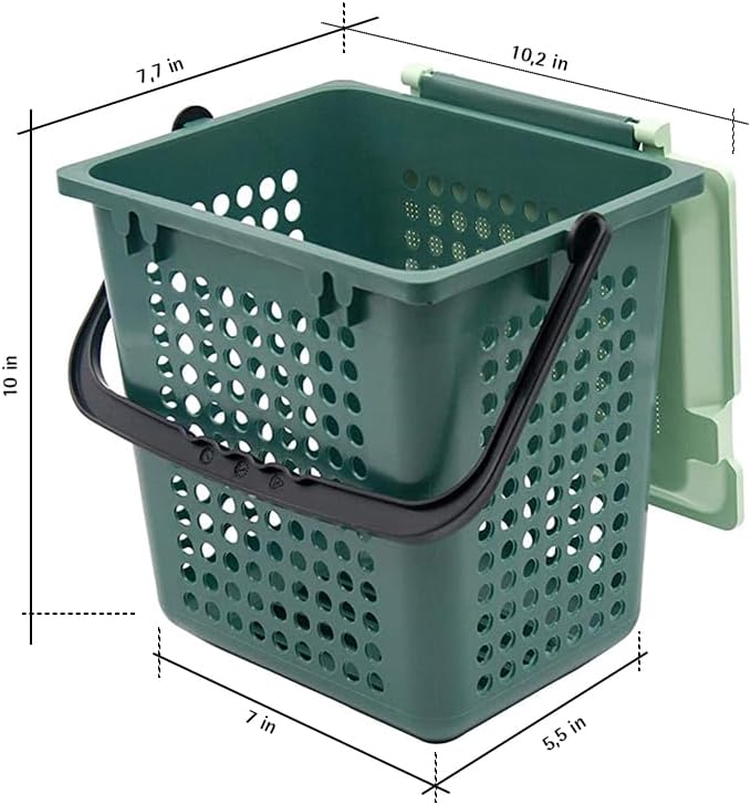 bioMat AirBox Compost Bin for Countertop with 2.6 Gallon Food Waste Bags (125 Bags), BPI Certified