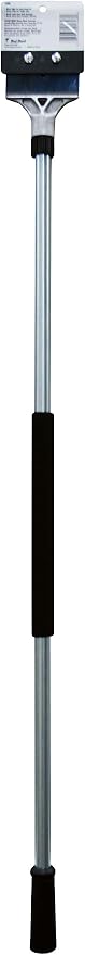 Red Devil 2108 Long Handle Heavy Duty Floor Scraper with 4-Inch Double Edge Steel Blade, Cushioned Grip Handle for Tile, Linoleum, and Carpet Removal