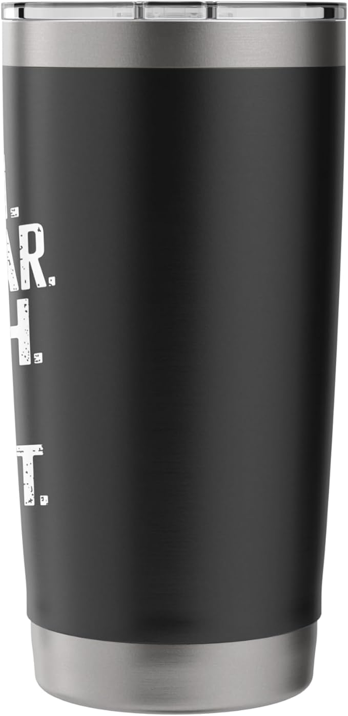 Car Detailer Polishing, Wash Clay Bar Polish Wax Repeat Stainless Steel Insulated Tumbler