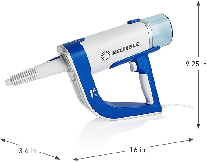 Reliable 200CS Handheld Steam Cleaner with 8-piece Accessory Kit and Fast Heat-Up Time made for Tile, Grout, Grill, Auto, and More