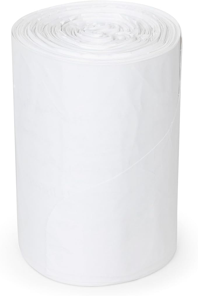 Plasticplace 20-30 Gallon Trash Bags │ 0.7 Mil │ White Garbage Can Liners │ 30" x 36" (200 Count)