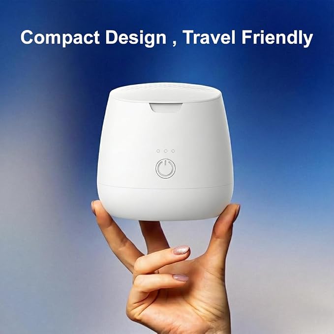 New Releafia – Ultrasonic Denture Cleaner Machine With UV-C Lights | Aligner Cleaner, Mouth Guard Cleaner, Denture Cleaner & Night Guard Cleaner | 45000 kHz Dental Cleaning Pod for Retainers