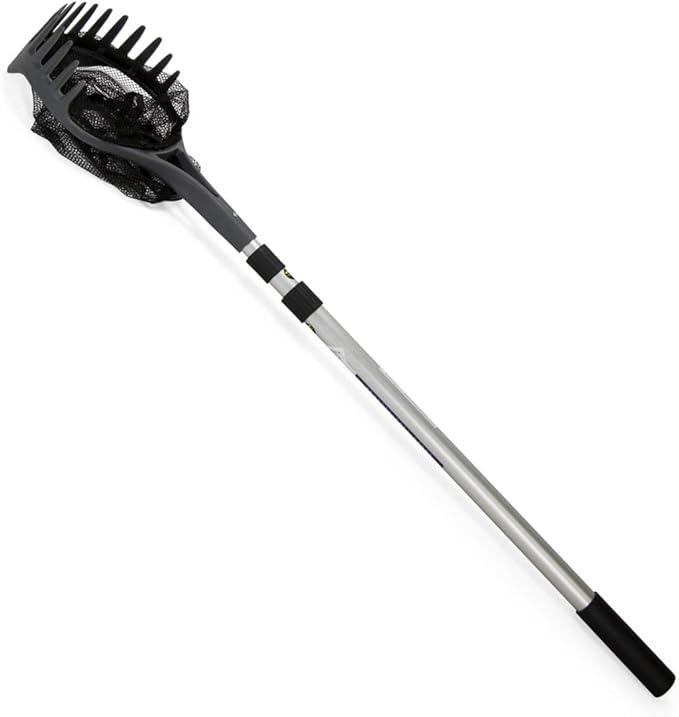 Aquascape Pond Shark Net, Skimming, Maintenance and Water Garden Tool, Extends 96-inch | 74005