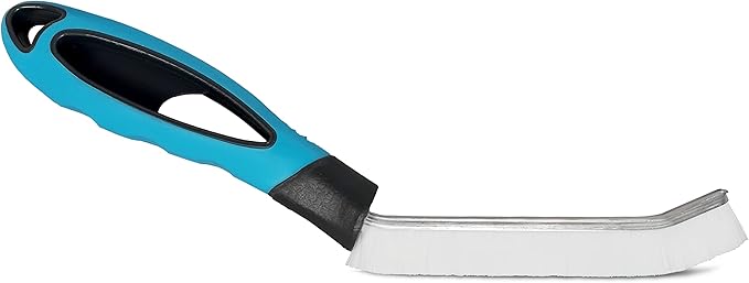 Evaclean Grout Cleaning Brush - 2-Pack, for Tight Gaps, Tiles in Bathroom and Kitchen, Perfect Angle, Ergonomic Shape, Non-Slip Plastic Handle, Tough Cleaning, No Scratches, Non Slip 5" Handle
