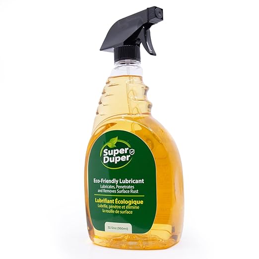 Super Duper Eco Friendly Multipurpose Lubricating Oil Penetrating Oil Surface Rust Remover for Auto Home Bike RV 32 oz Spray Bottle