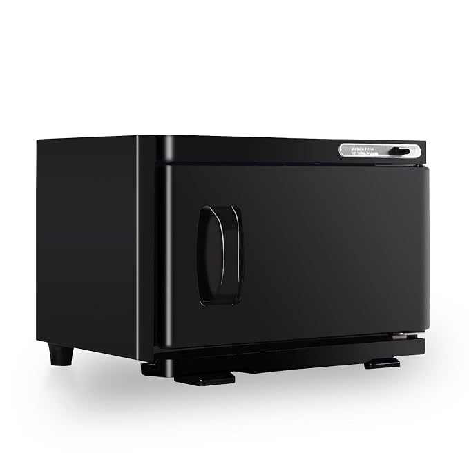 Retain Time 8L Professional Towel Warmer, Hot Towel Warmer, The RetainTime Towel Warmer is Suitable for Salons, Beauty, Spas, Pedicures and Other Professional Stores.(Black Towel Warmer)