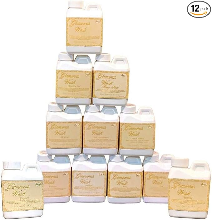 Tyler Candle Wash 4oz Sample All 12 Pack (Cowboy, Diva, Entitled, French Market, Fleur De Lis, High Maintenance, Icon, Kathina, Limelight, Trophy, Tyler, Wishlist) with a Stain Remover Pen