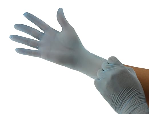Cranberry USA Cranberry Truly 200 LDP Light Blue Nitrile Exam Gloves, Pack of 200, X-Large, Fentanyl Resistant, Chemo Drug Tested, Low Dermatitis Potential, 3.2 Mil
