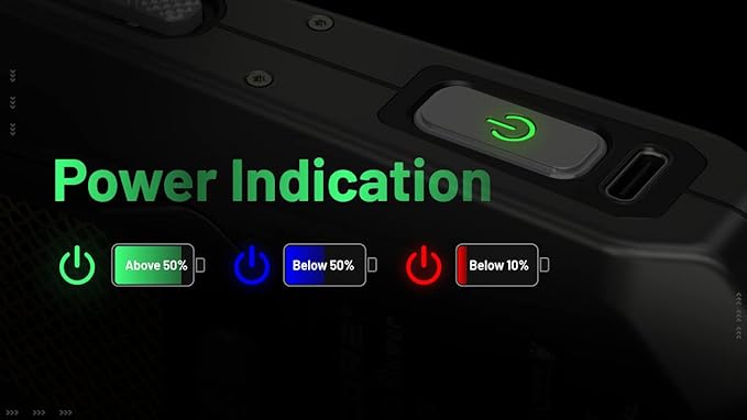 Nitecore BlowerBaby BB2 USB Rechargeable Electronic Air Duster Blower for Camera, Keyboard, Laptop Cleaning with Built-in LED, Include Cable Organizer