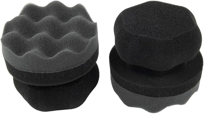 Car Detailing Soft Sponge Applicators 4Pack for Tire Waxing and Polishing Use