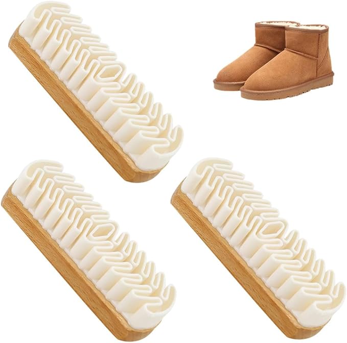 Rubber Shoe Brush for Cleaning, Polish Eraser Suede Brush for Shoes Boots Sneakers Bags Jacket Purse Sofa (3)