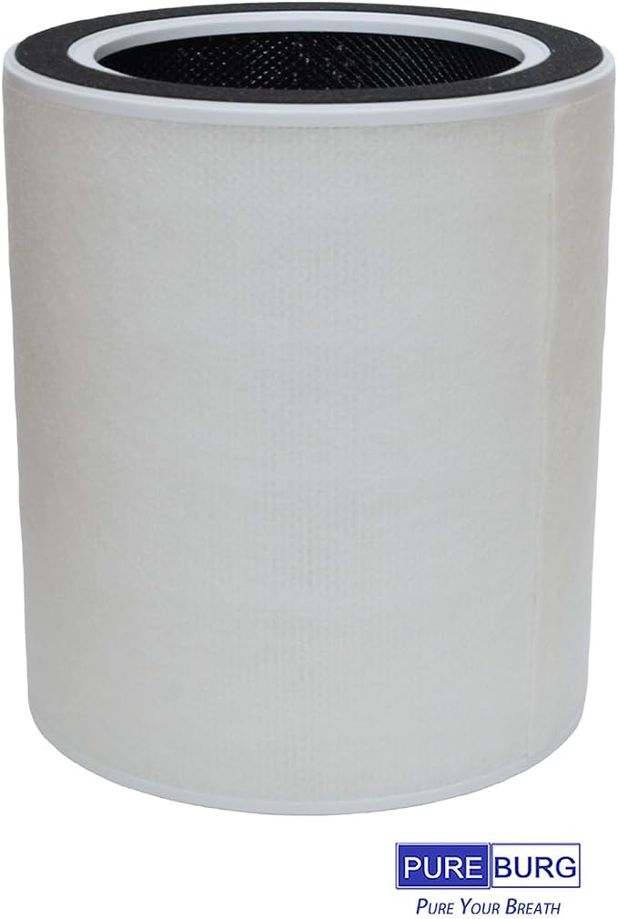 PUREBURG Replacement Filter Compatible with ‌Dreame Pet Air Purifier AP10, H13 True HEPA Activated Carbon 2-in-1 & Pet-Hair Pre-Filter For Air Clean Dust Odor