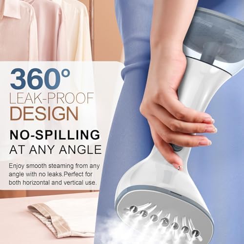 Garment Steamer with Ironing Glove, Anti Steam Heat-Resistant Glove with Thick Sponge Padding, Waterproof Surface, Ventilated Design, Built-In Finger Loop for Easy Ironing